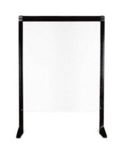 Omcan Countertop Shield W 23" X H 32" Clear Polycarbonate