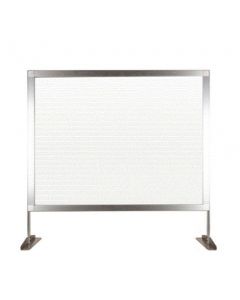 Omcan Countertop Panel W 34" X H 32.5" Clear Fluted Polycarbonate