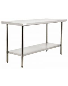 Zanduco 24" X 60"-All Stainless Steel Worktable with Undershelf