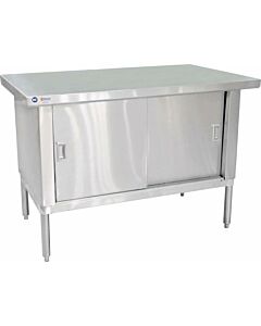 Omcan 30" Depth Worktable Cabinet with 3" Overhangs