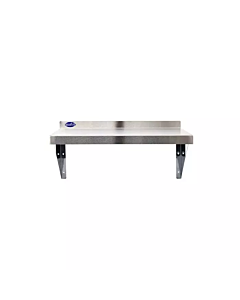 Zanduco Stainless Steel Wall Shelf 16'' Depth