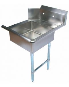 Zanduco 26" Right Side Soiled Dish Table with Sink