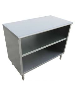 Zanduco 18-Gauge Stainless Steel Dish Cabinet - 15" x 48" x 36"