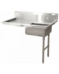 Zanduco 48" Right Side Under Counter Dish Table