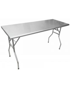 Zanduco Folding Table Without Undershelf S/S 24" X 72" X 30 5/8"