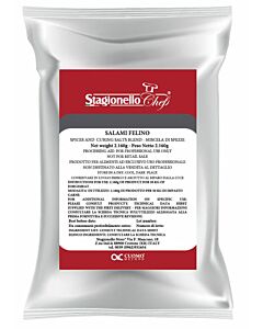 Omcan 2.16Kg/Bag Curing Salts and Spice Blends for Rapid Fermentation Salami - Felino Salami