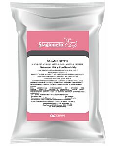 Omcan 1Kg/Bag Curing Salts and Spice Blends for Cooked Salami - Mortadella