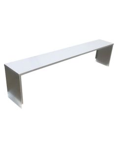 Sneeze Guard 58 X 15 X 12 Inches Deep For Four Pans Steam Table 430Ss 18Ga