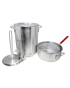 Alum 30Qt Turkey & 10Qt Fish Fryer Boiler Steamer Set