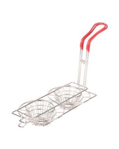 Omcan 47359 8" Tortilla Double Taco Fry Basket