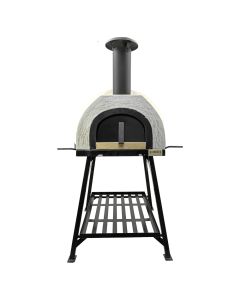 Omcan Wood Burning Plain Clay Oven with Steel Base