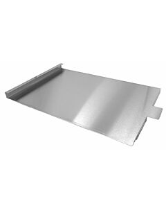 Omcan 17.7" x 26.3" Stainless Steel Tank Cover for Gas Fryer