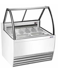 Omcan 41.3" Gelato Display Showcase - White