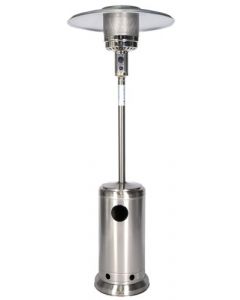 Omcan 87" Portable Propane Patio Heater - Steel, 46000 BTU
