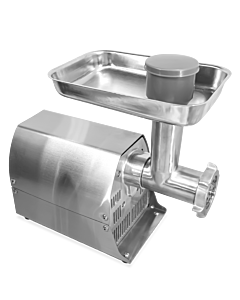 Omcan #8 Economic Light-Duty Stainless Steel Meat Grinder - 0.4 HP