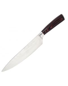 Omcan 8" Damascus Style Forged Cook Knife with Gift Box