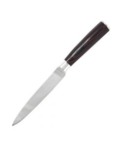 Omcan 5.5" Damascus Style Forged Utility Knife with Gift Box