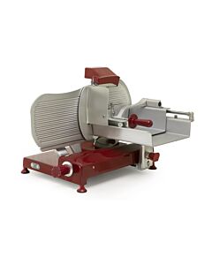 Omcan 15" S-Series Horizontal Gear-Driven Meat Slicer – Red