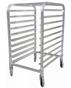 Omcan 6 Slides Bun Pan Rack - Aluminum