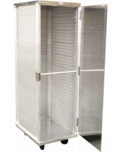 Omcan Non-Insulated Enclosed Aluminum Holding Cabinet - 40 Tier