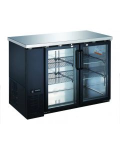 Zanduco 61" Glass Swing Door Back Bar Cooler - 15.8 cu ft