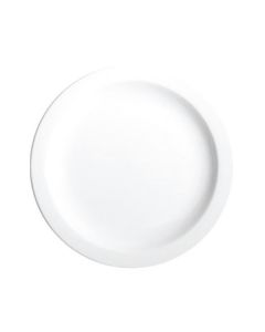 Tableware Solutions Narrow Rim Plate, Continental, Plain White, 9", 24 / case 50CCPWD 002