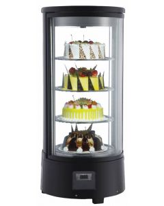 Zanduco 18" Rotating Circular Countertop Display Case