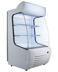 Zanduco Open Refrigerated Floor Display Case with 12.71 cu.ft.