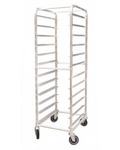 Omcan 12 Slides Bun Pan Rack - Aluminum