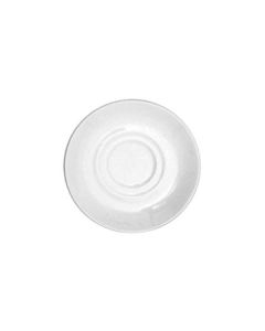 Tableware Solutions Large Double Well Saucer, Plain White, 6 1/2", 24 / case  51CCPWD 010