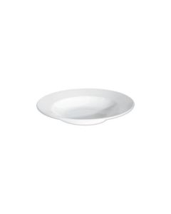 Tableware Solutions Plain White- White Rim Soup Plate, 22.5cm - 8 3/4" 24 / case 55CCPWD 005