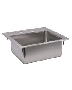 Zanduco Drop In Sink 1-Tub 12-1/4" X 10-1/4" X 5-1/2" Top