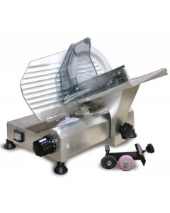 Omcan 8" Belt-Driven Slicer with Removable Blade Sharpener