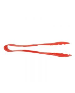 Omcan 12" Scallop Tong Red