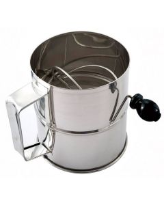 Zanduco Rotary Sifter 8 Cups Stainless Steel