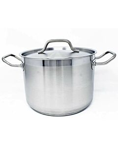 Zanduco Stainless Steel Heavy-Duty Stock Pots with Cover