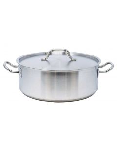 Omcan 15 qt/14 L Brazier with Cover