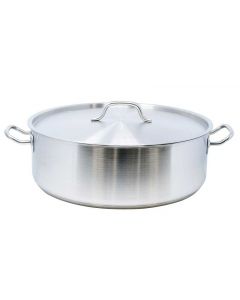 Omcan 25 qt/24 L Brazier with Cover