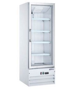 Aurora 21.7" Single Glass Door Reach-In Merchandiser Refrigerator