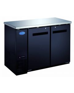 Zanduco 48" Two Solid Door Back Bar Refrigerator - 11 Cubic Feet
