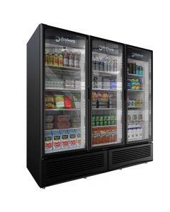 Imbera 79" Elite Triple Door Refrigerator G3 72 - Black Interior