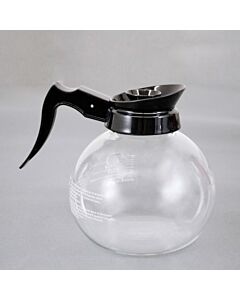Omcan Glass decanter for hot beverages - compatible with item 15000-546