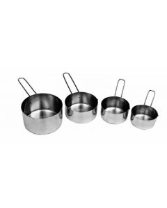 Omcan Stainless Steel Measuring Cup Set