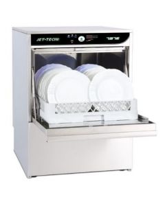 Jet-Tech 737E High Temp Deluxe Undercounter Dishwasher - 30 Racks/hr