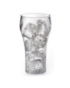 GET 7720-1-CL 20 oz. (23.7 oz. Rim-Full), 3.5" Bell Tumbler, 6.5" Tall - 72/case