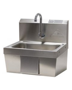 Advance Tabco 7-PS-44 Wall Mount Hand Sink with Hands-Free Push Actuated Faucet