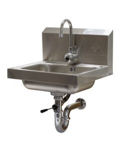 Advance Tabco 7-PS-51 Wall Mount Hand Sink with Hands-Free Electronic Faucet