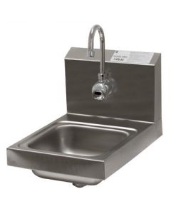 Advance Tabco 7-PS-53 Wall Mount Hand Sink with Hands-Free Electronic Faucet