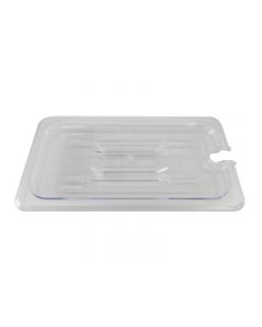Zanduco 1/3 Size Food Pan Polycarbonate Slotted Cover