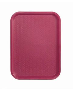 Omcan Fast Food Tray 14" X 18" Burgundy